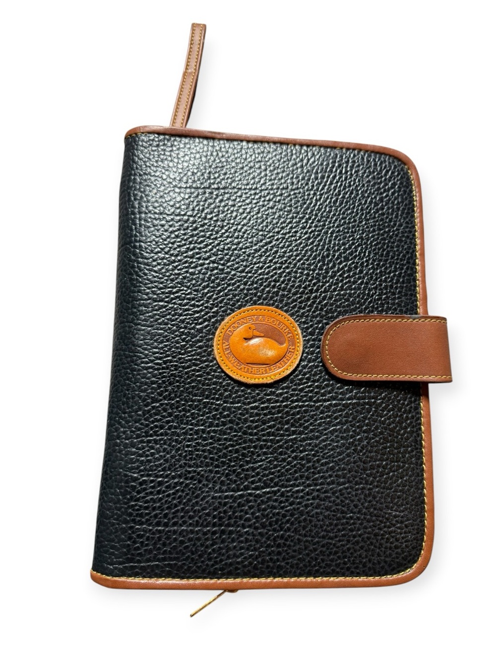 Dooney & Bourke All Weather Leather Planner Organizer Vintage  Duck Logo 1990